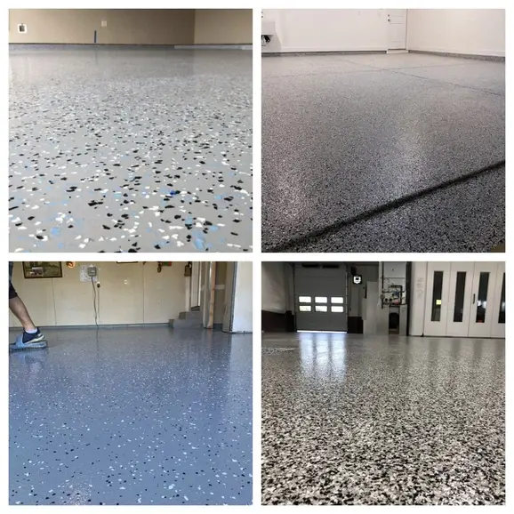 Epoxy Chips Drazle Floor
