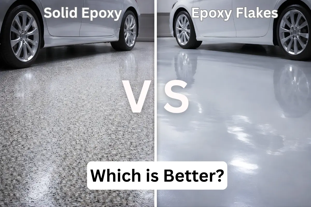 Epoxy Flakes vs Solid Epoxy Coating: Which One Is Better?